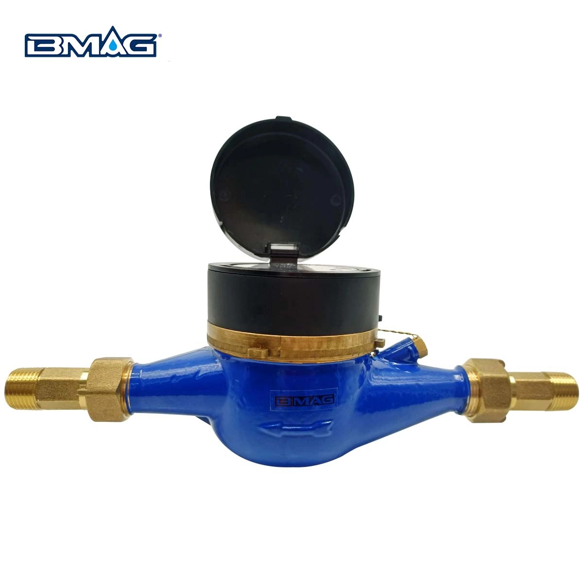 BMAG Brass multi jet water meter 15mm with 190mm length (6)
