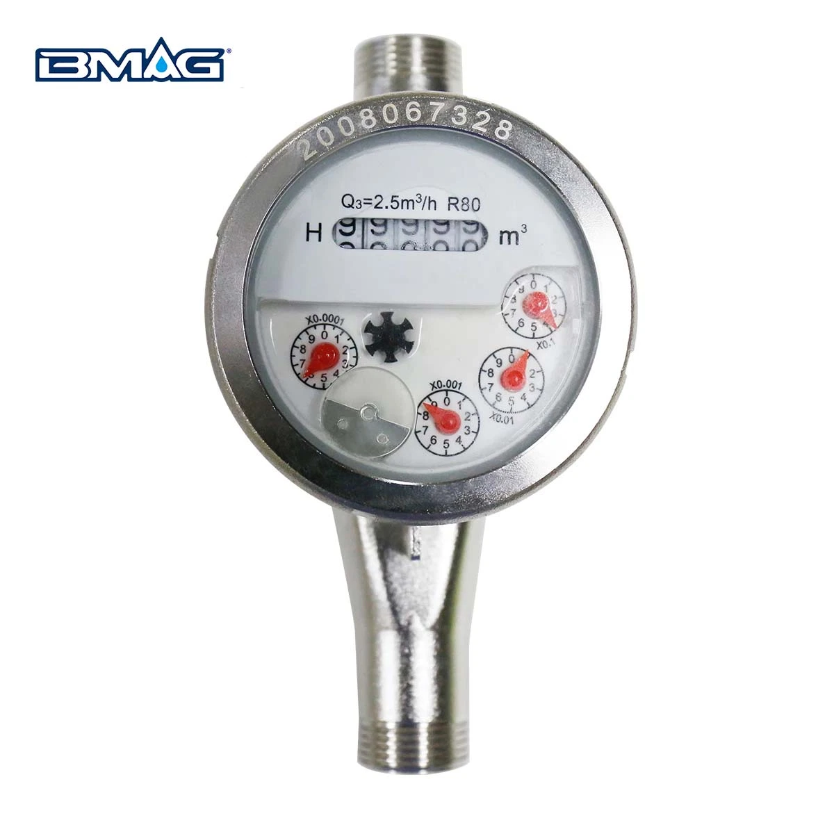 BMAG MJ-SDC Stainless steel Multijet water meter (11)