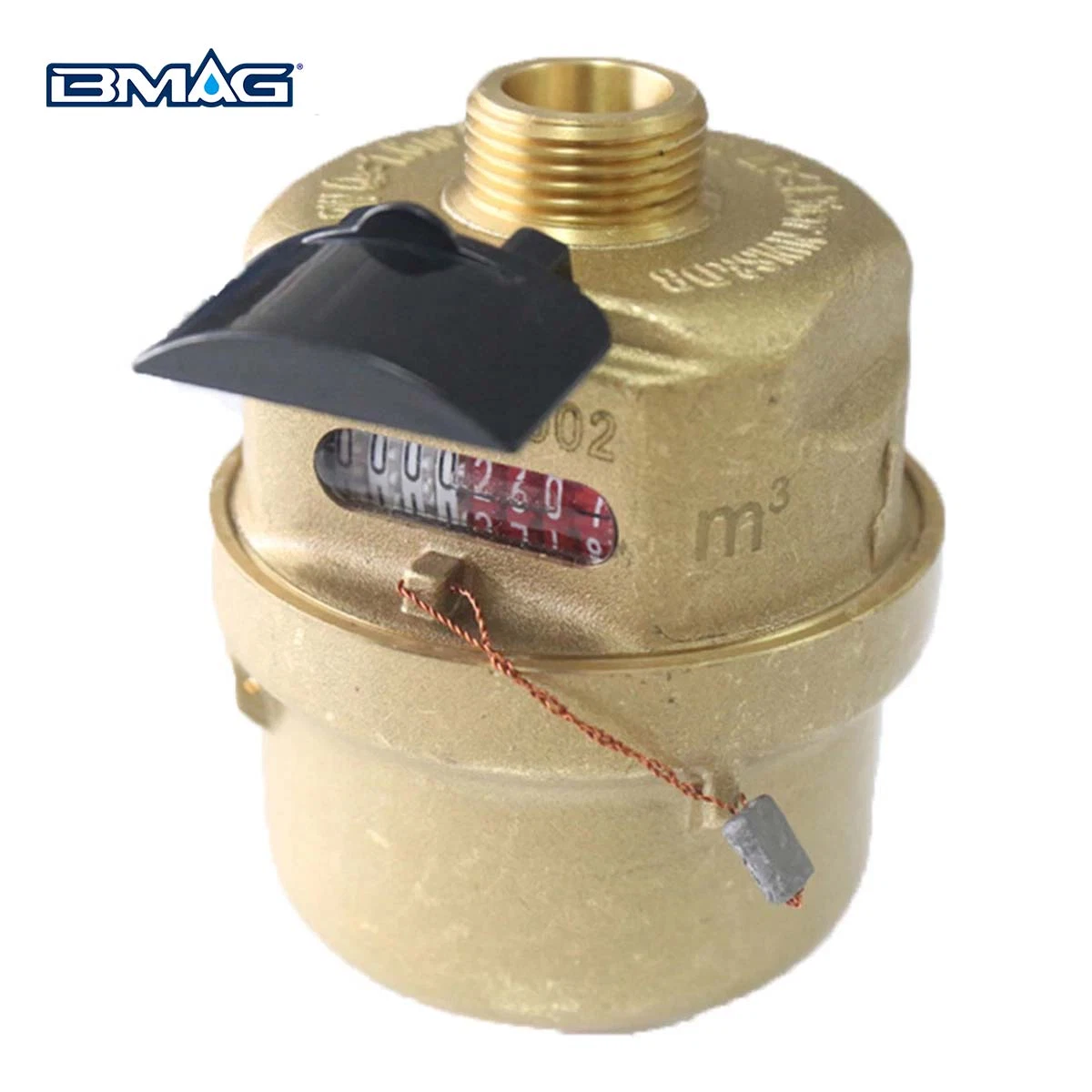BMAG PD-LFC Brass Piston Displacement Volumetric Water Meter (1)