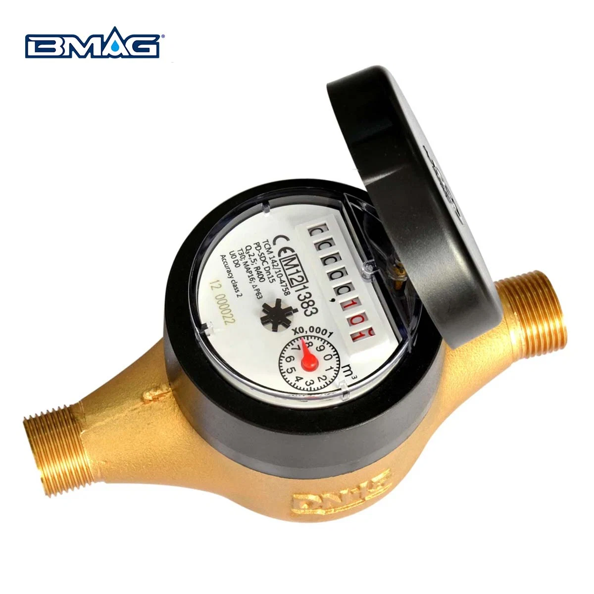 BMAG PD-SDC E4 Brass Piston Displacement Dry Type with plastic cover (1)