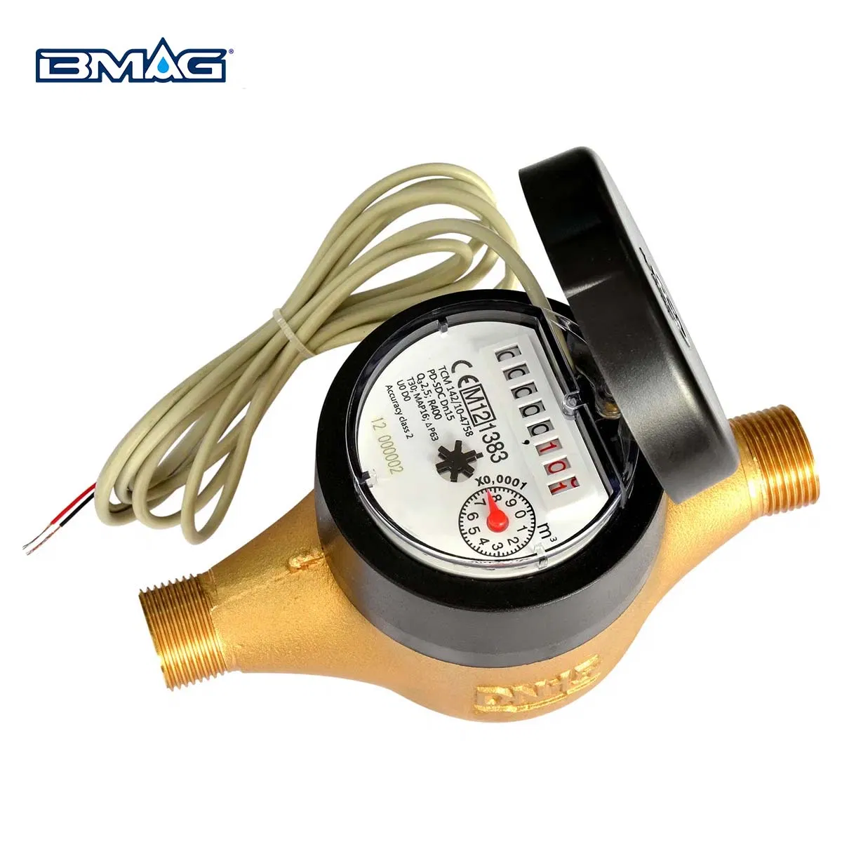 BMAG PD-SDC E4 Brass Piston Displacement Dry Type with plastic cover (2)