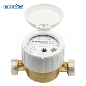 BMAG STW02.1 Brass single jet water meter R160 IP68 360 rotating dial copper register cup DN15 (1)