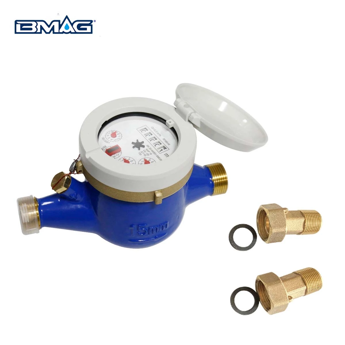 BMAG MTW Brass multi jet water meter 360° roating IP68 (7)