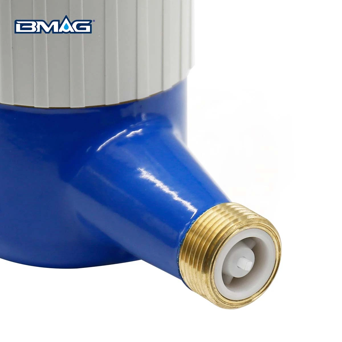 BMAG TG BRASS MULTI JET WATER METER with 360° roating R160 IP68 with copper register cup DN15 190mm (5)