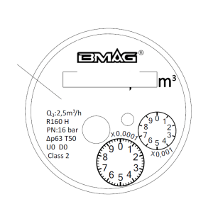 dial design for brass single jet SJ-SDC
