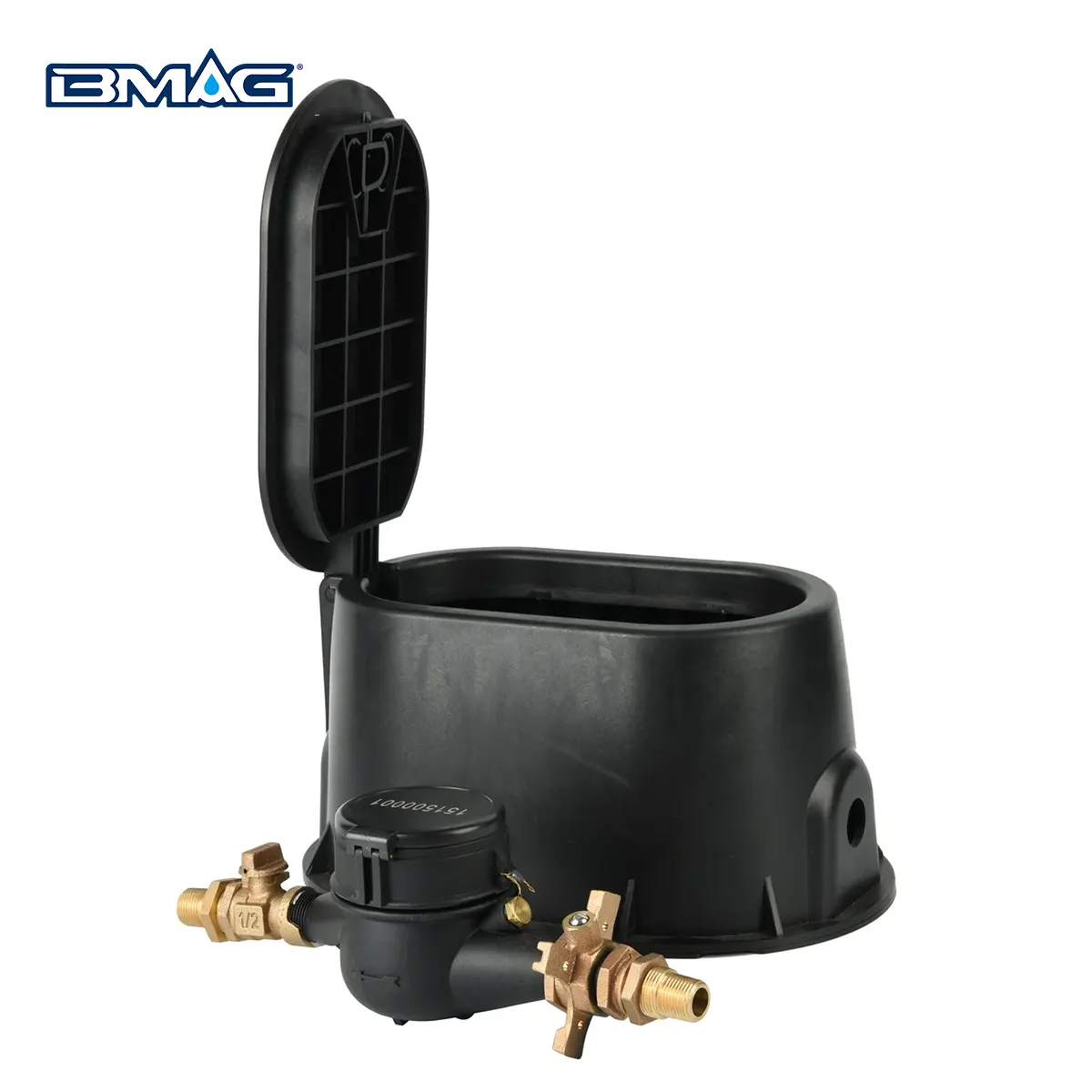BMAG L365 Plastic Pp Water Meter Protection Box Above Ground With Key(5)