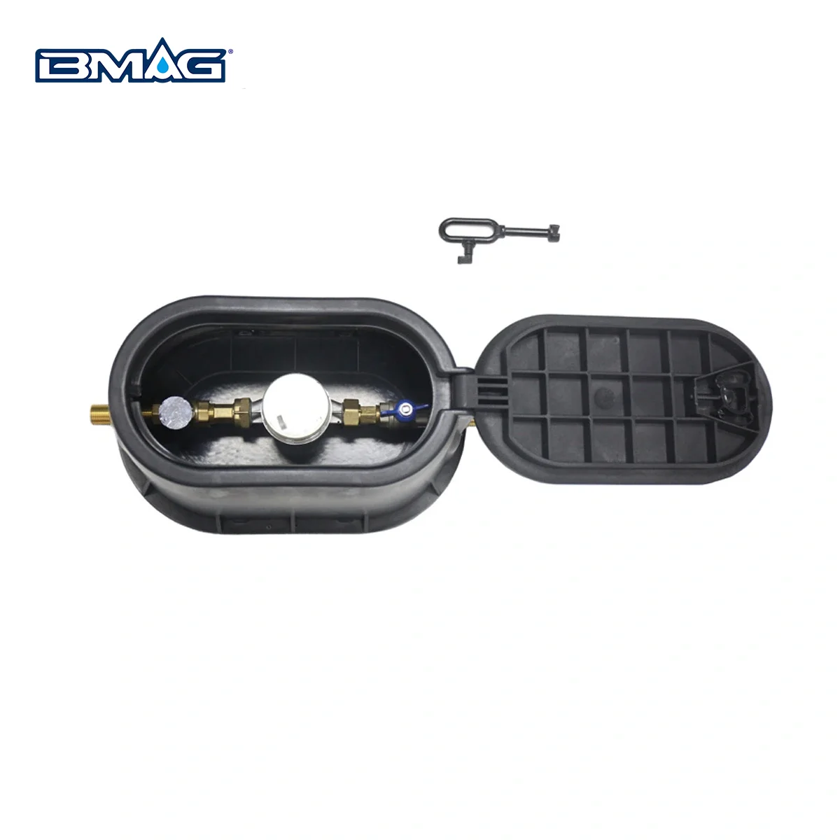 BMAG L365 Plastic Water Meter Box with Valves And Accessories