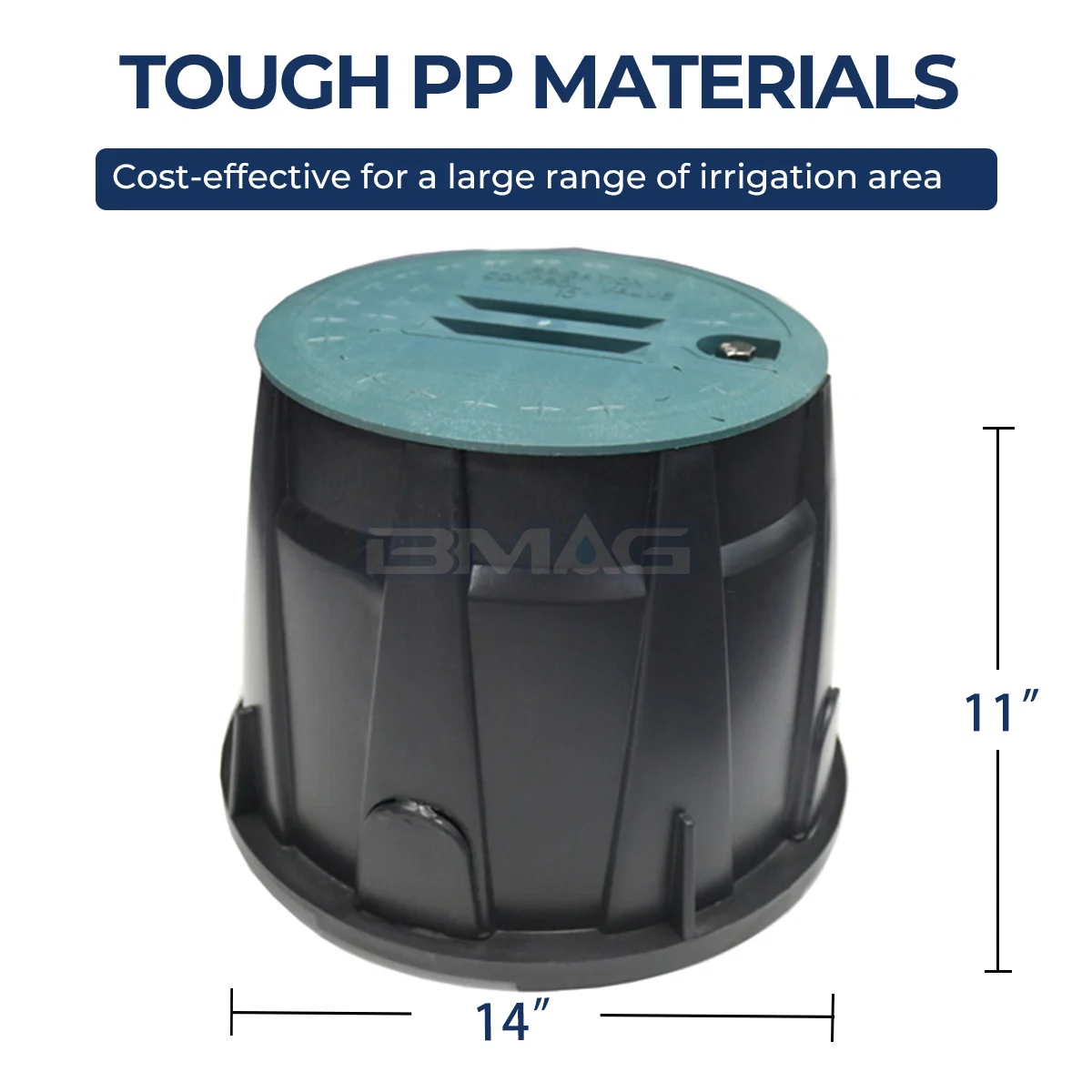 BMAG D340-10 inch Plastic Valve Box
