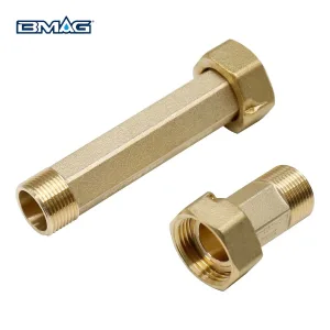 BMAG BW-702B 3-4x50-120 Brass Water Meter Connection Fittings