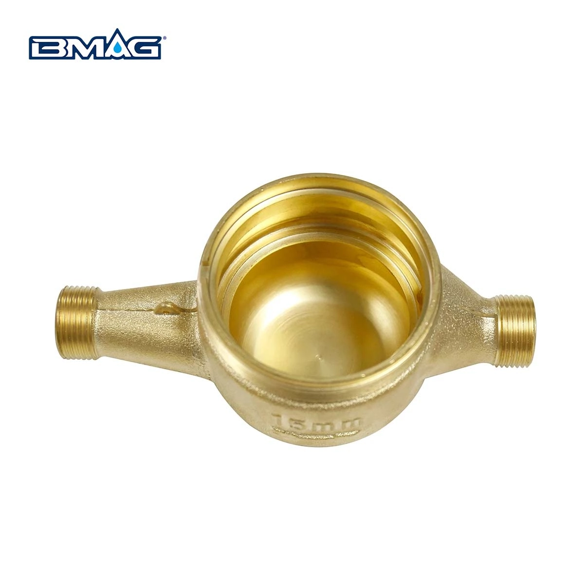 BW-712 Corps de compteur d'eau en laiton 15mm Couleur originale