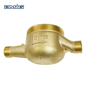 کنتور آب برنجی 15 میلیمتری BW-712 رنگ اصلی