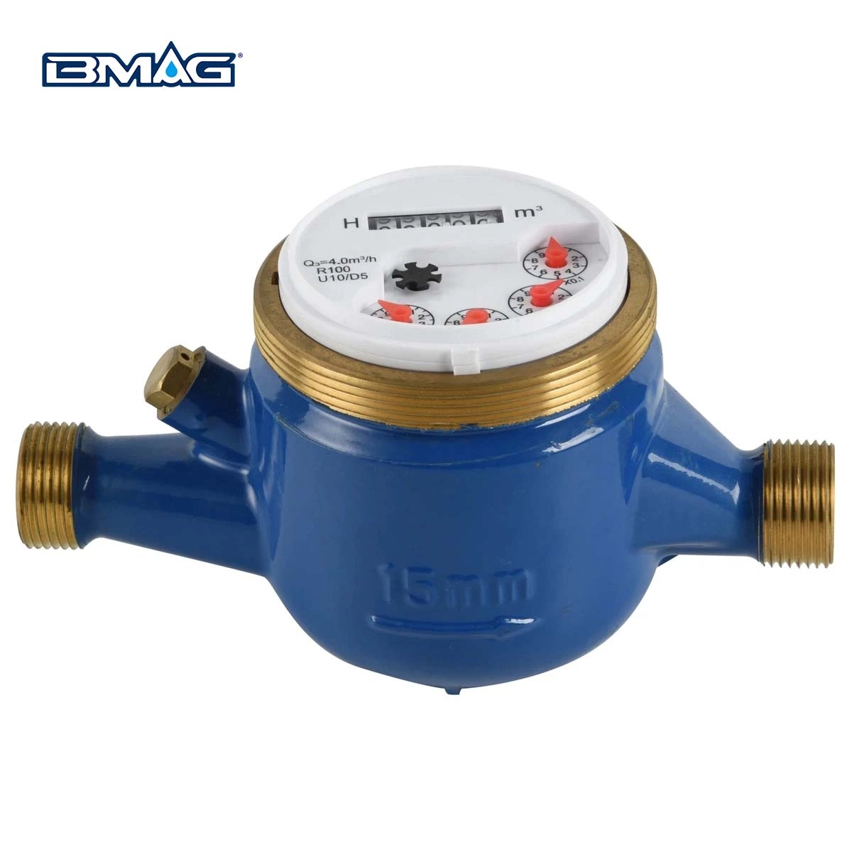 BW-712 Multijet Water Meter Brass Body With External Adjustment