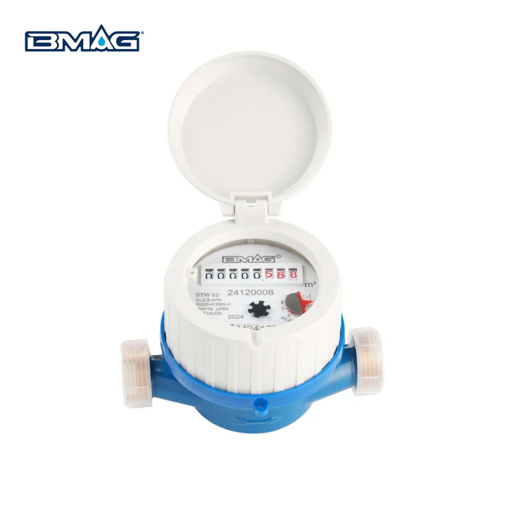 Compteur d'eau à jet unique R200 Rotation 360