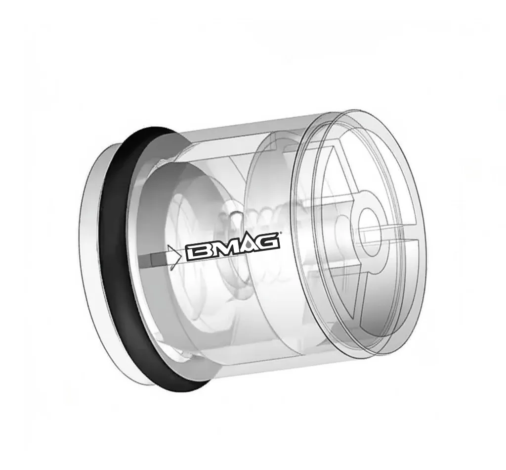 Plastic Non-return Valve CAD 3D Drawing