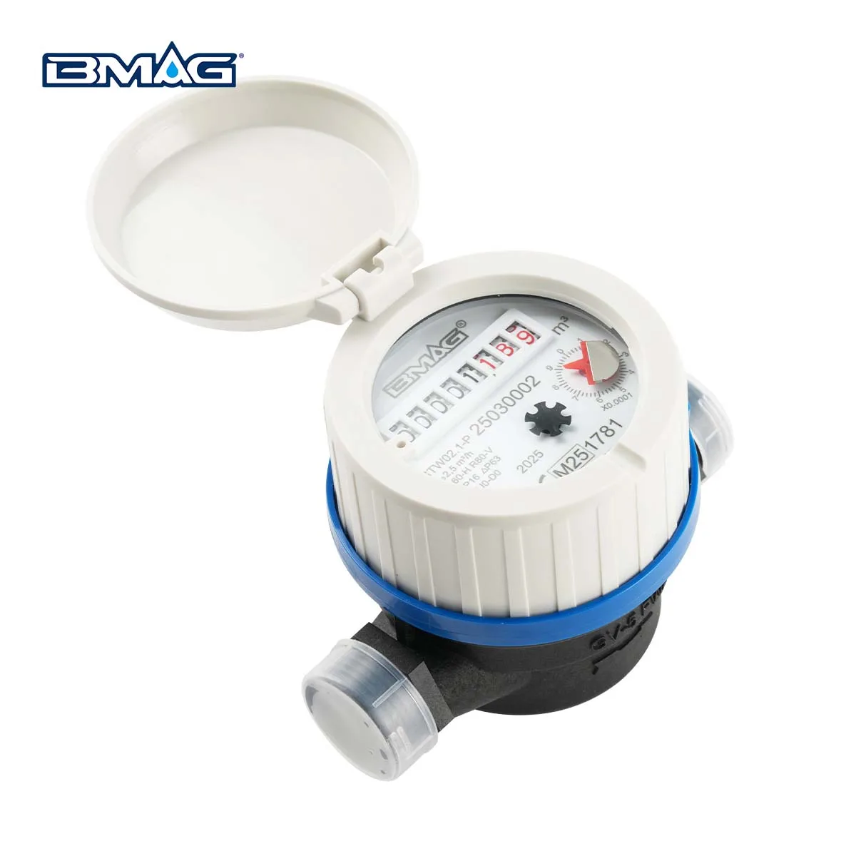 Nylon Water Meter with 360° Rotating Security Seal Ring