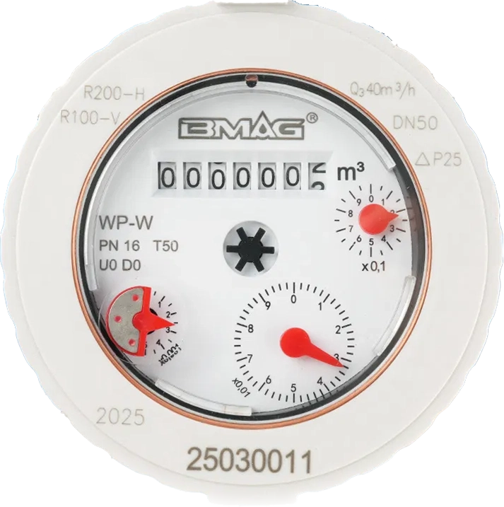 Turbine Water Meter Dial Measurement Accuracy And Pressure Loss