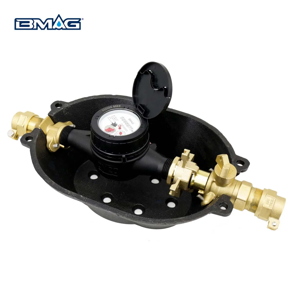 Cast Iron Meter Box With Valve