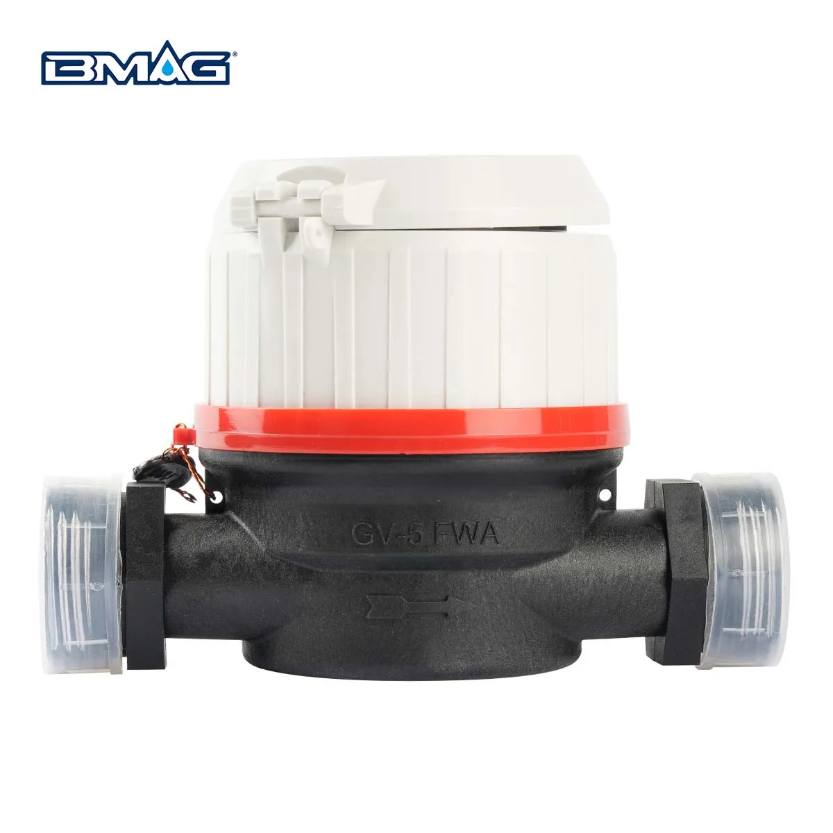 Nylon Hot Water Meter | Single Jet | 360° Rotating - تصویر 3
