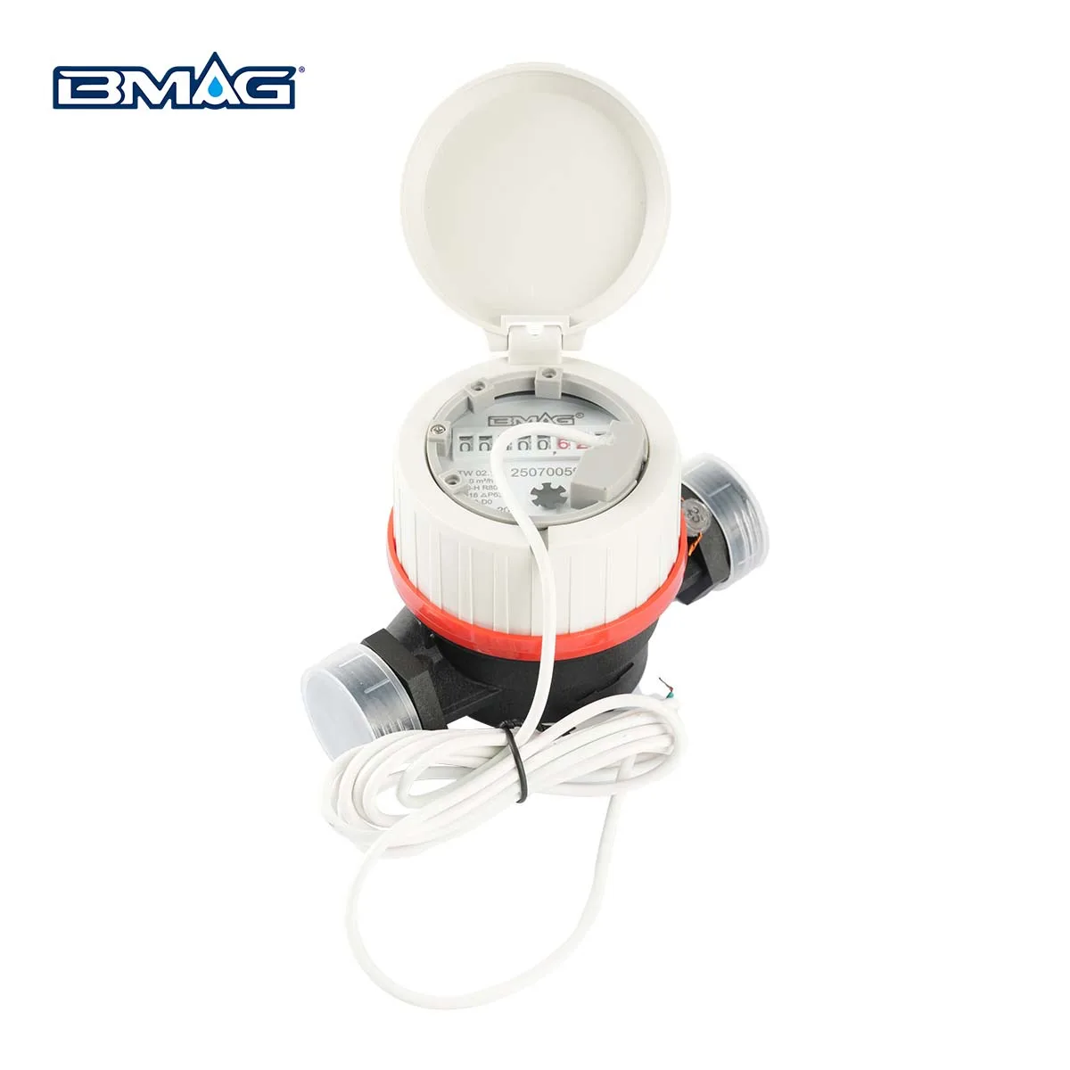 Nylon Hot Water Meter | Single Jet | 360° Rotating - تصویر 4