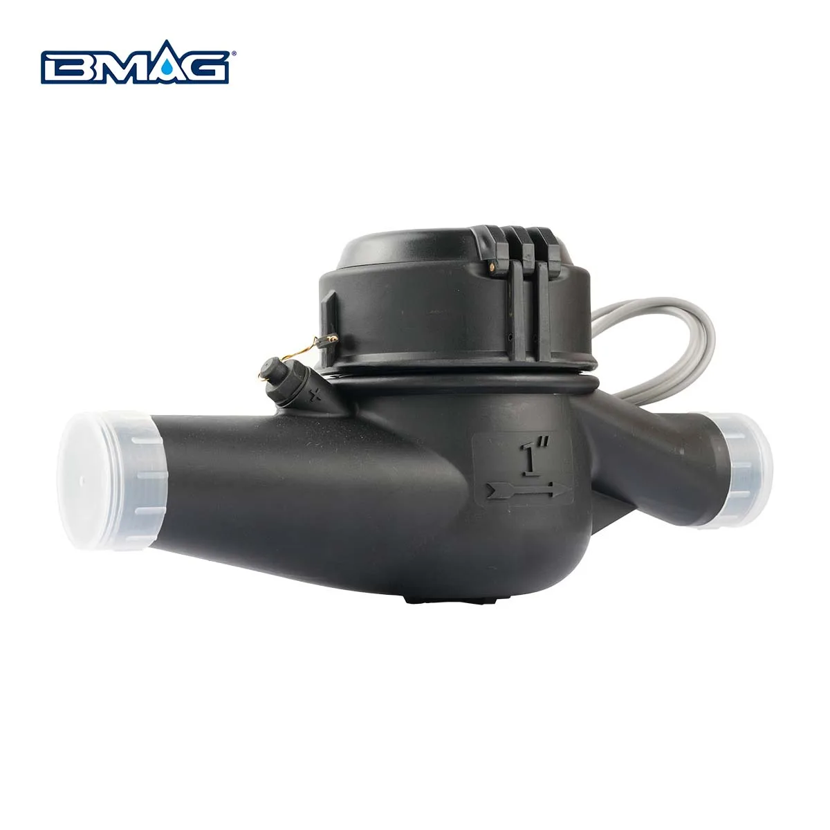 Contador de agua de plástico de 1 pulgada