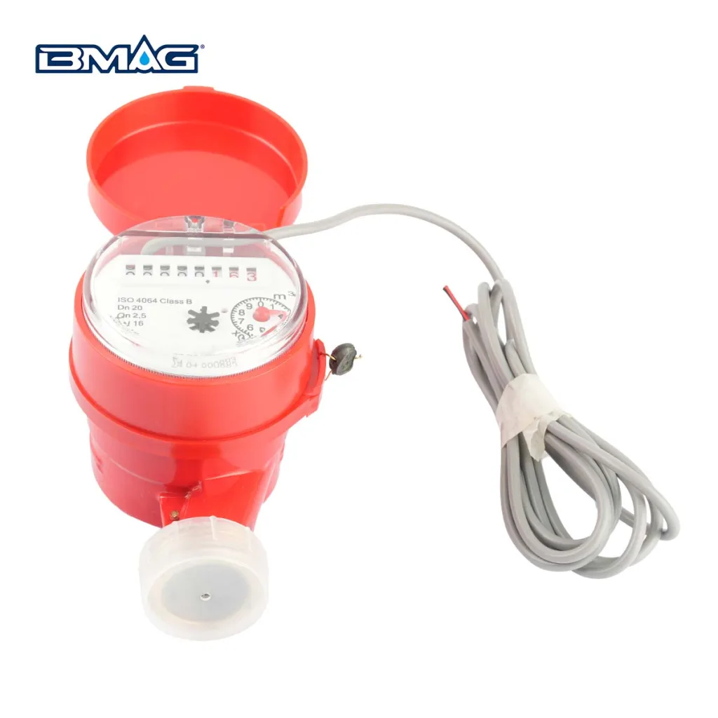 Hot Water Meter Single Jet Class B ISO4064 SJ-SDC