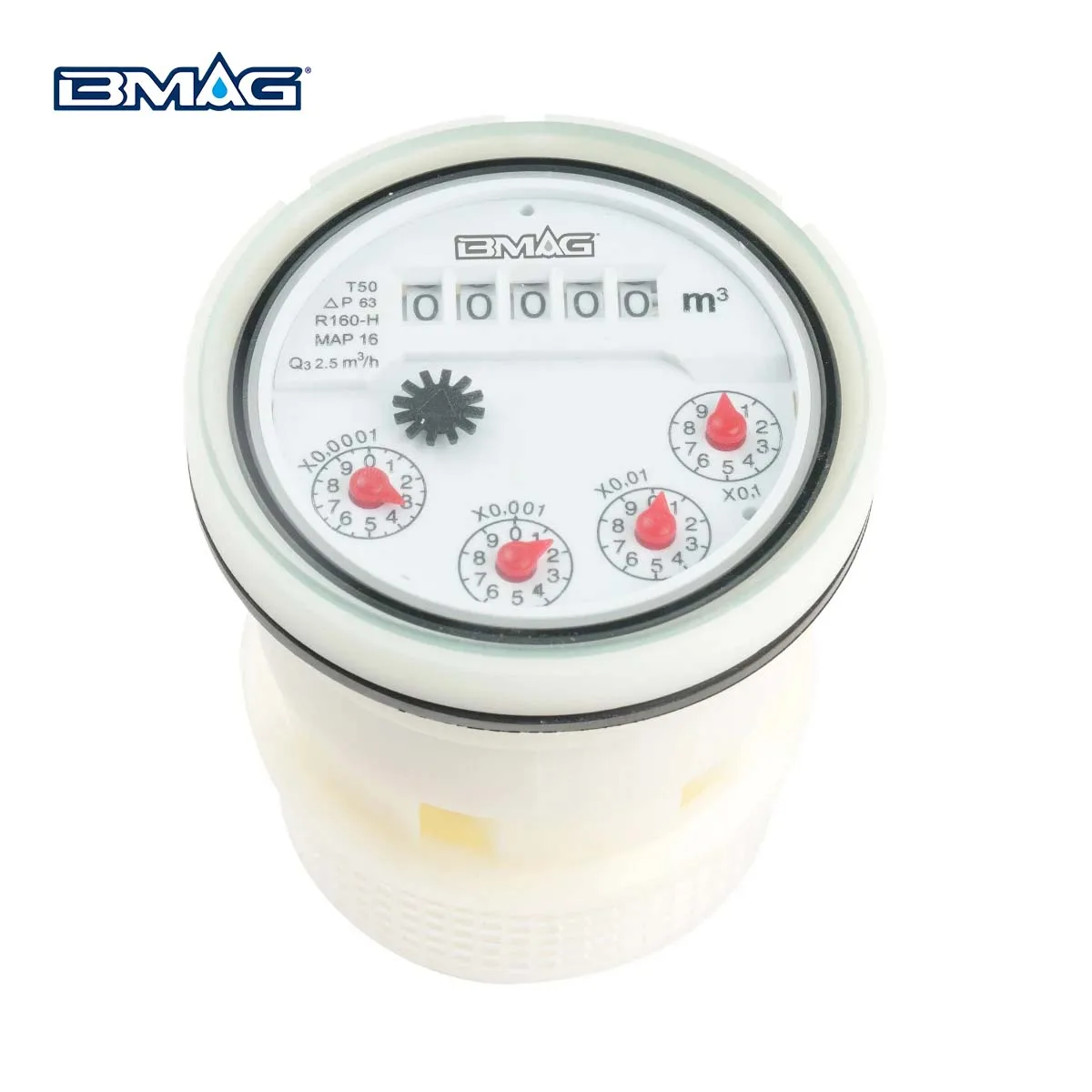Plastoic Multi Jet Water Meter Dial