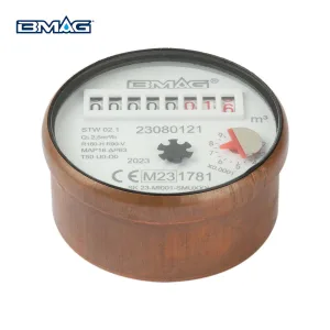 water meter register copper sealed