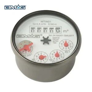 water meter register stainless steel sealed