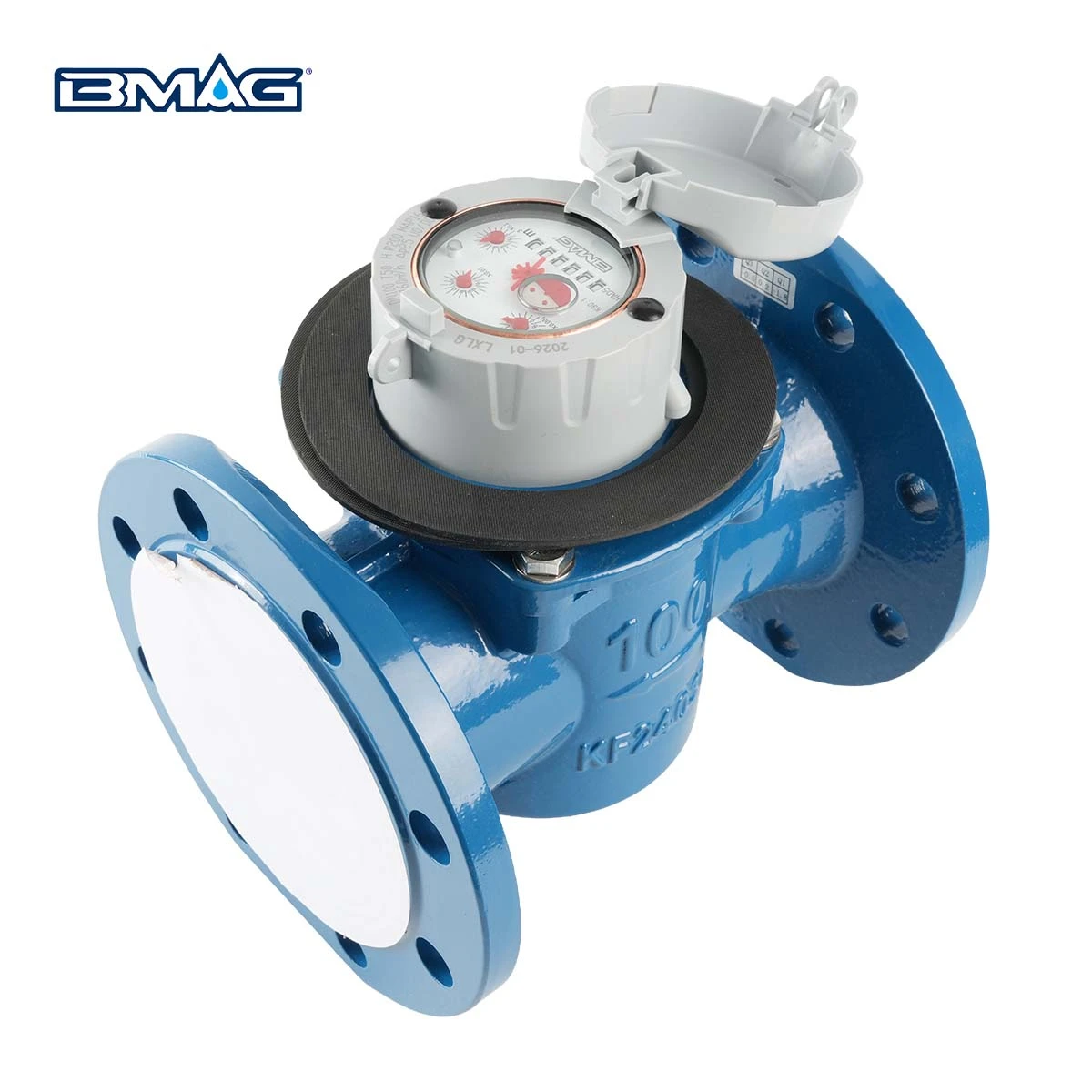 DN100 flensaansluiting watermeter Woltman WP-SDC B - BMAG Meter