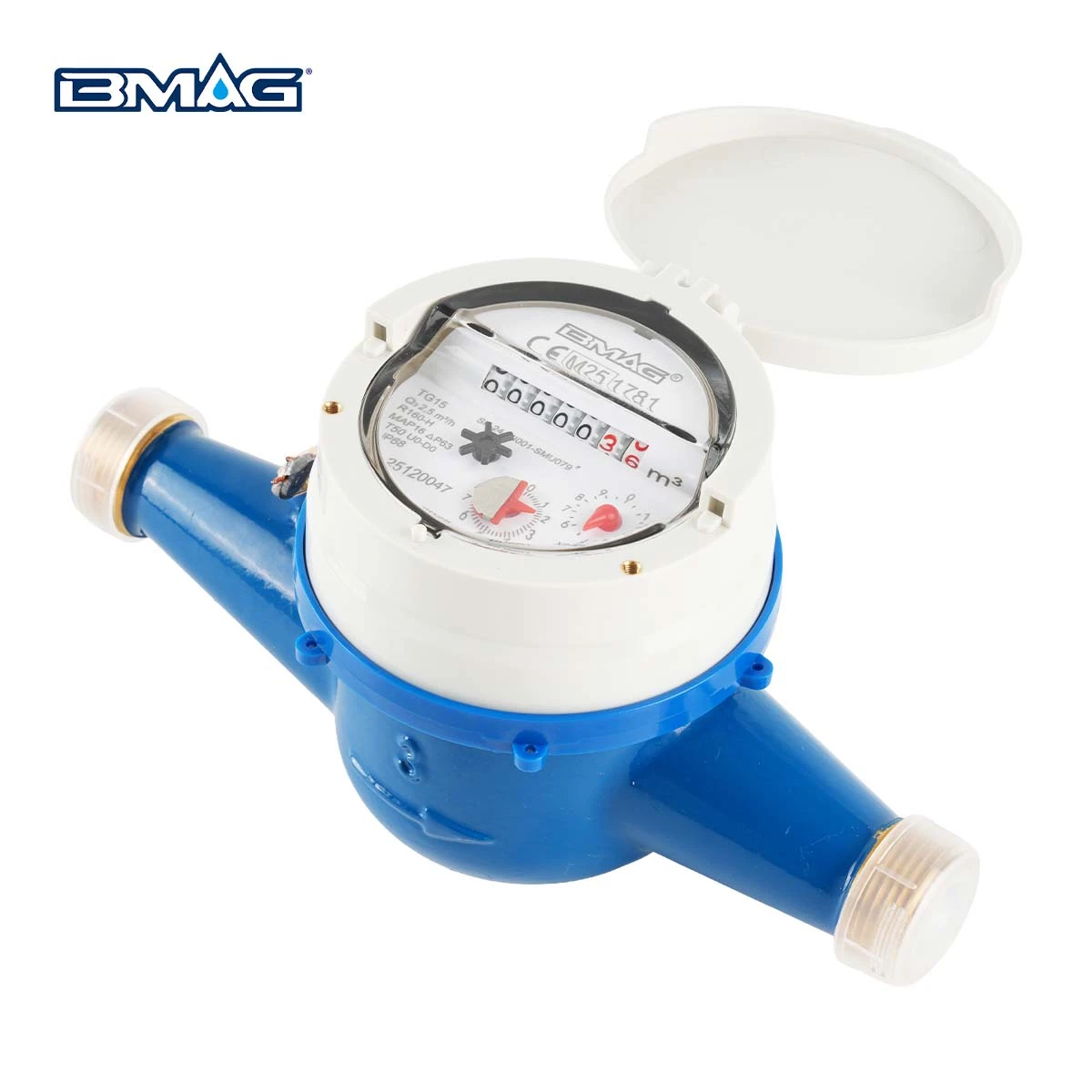 Multi-Jet Water Meter with 45° Angled Register - BMAG Meter (4)