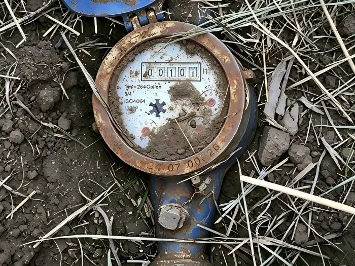Rust water meter -water meter lifespan-bmag meter